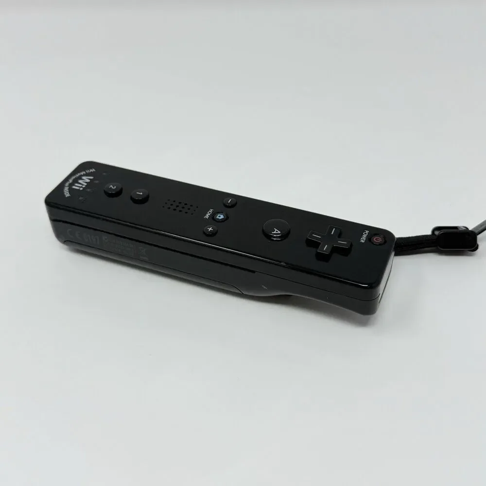 Nintendo Wii MotionPlus Remote Black Controller RVL-003 OEM Tested